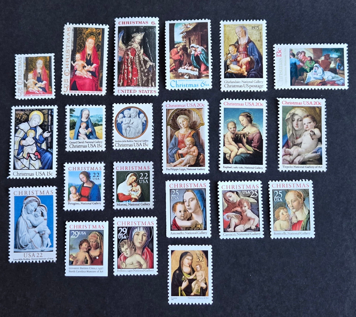 Christian stamps for religious / holiday mailings