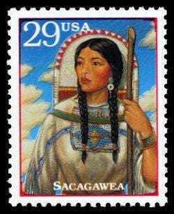 One (1) vintage unused postage stamps - Sacagawea // 29 cent stamp