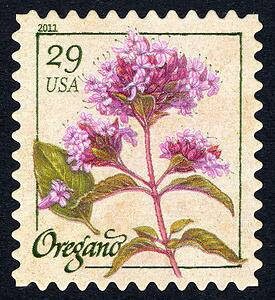 One (1) vintage unused postage stamps - Herbs: oregano // 29 cent stamp