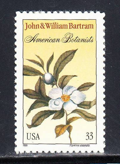 Five (5) unused postage stamps - American Botanists // 33 cent stamps // Face value 1.65