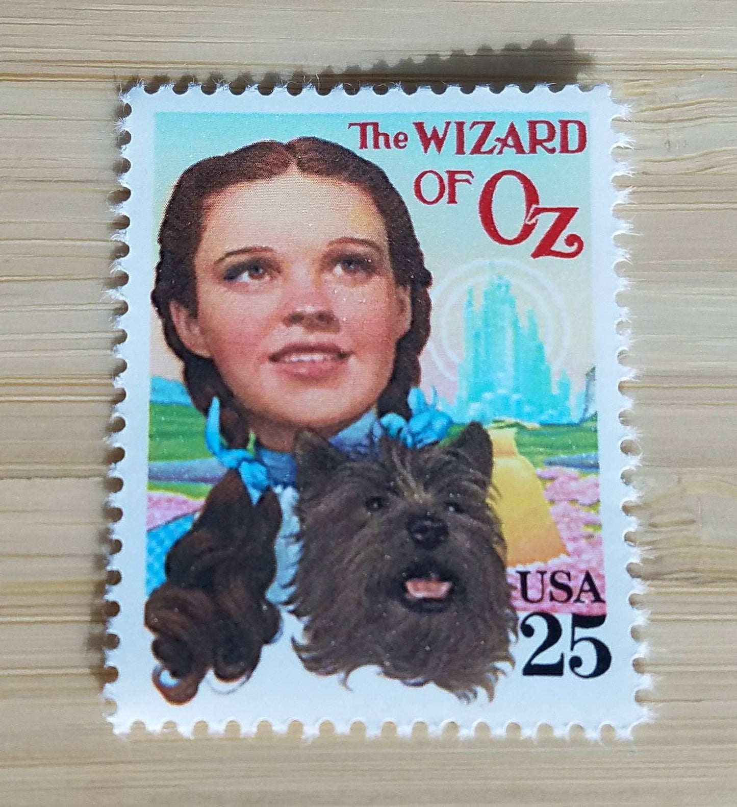 Vintage postage stamps - Movie posters - The Wizard of Oz // 25 cent stamps // Face value 0.25