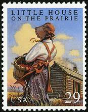 Five (5) unused postage stamps - Little House on the Prairie // 29 cent stamps // Face value 1.45