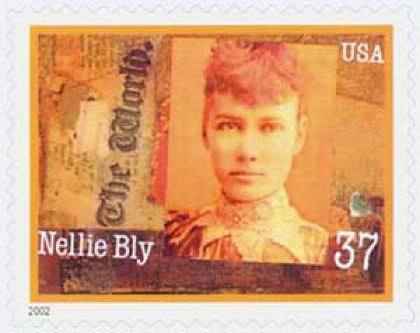 Four (4) unused postage stamps - Women in journalism // 37 cent stamps // Face value 1.48
