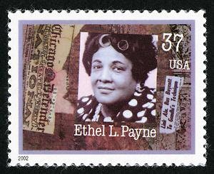 Four (4) unused postage stamps - Women in journalism // 37 cent stamps // Face value 1.48