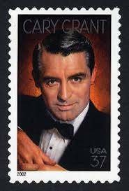 Five (5) unused postage stamps - Cary Grant // 37 cent stamps // Face value 1.85