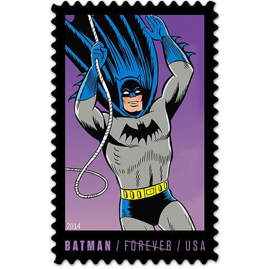 One (1) unused postage stamps - Batman (Silver age) // forever stamp