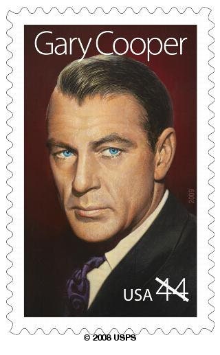 One (1) unused postage stamps - Gary Cooper // 44 cent stamps