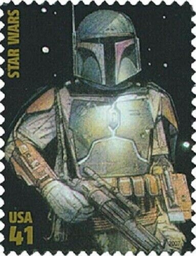 One (1) unused postage stamp - Star Wars: Boba Fett // 41 cent stamp