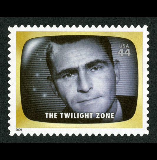 One (1) postage stamp - Early TV Memories: Twilight Zone // 44 cent stamp