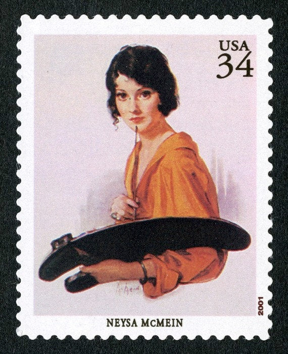 One (1) unused postage stamp - Neysa McMein, cover of McCall's Magazine / American Illustrators / 34 cent stamp